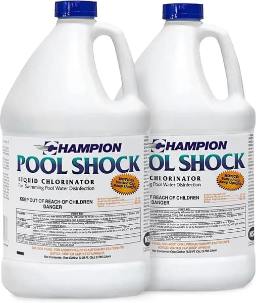 Champion / CPDI Liquid Chlorine 12.5%, 1 Gal 2-Pack