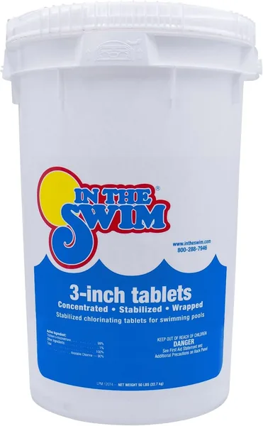 In The Swim 3" Stabilized Chlorine Tablets, 50 lb